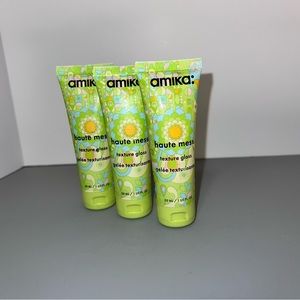 Amika Haute Mess Texture Gloss / travel size (set of 3)